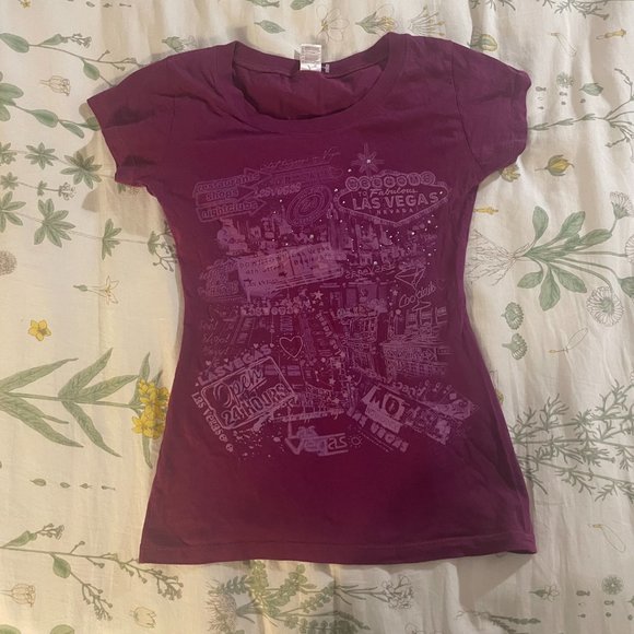 COPY - Y2K rhinestone las Vegas bodycon shirt! - Picture 8 of 10